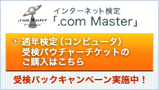 �C���^�[�l�b�g����u.com Master�v
