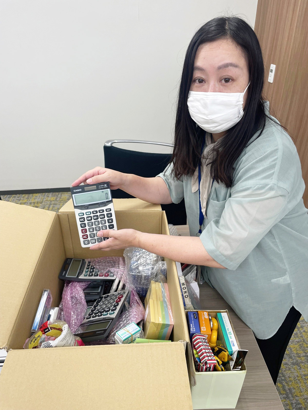 業務終了に伴い使用しなくなった物品などの寄付品